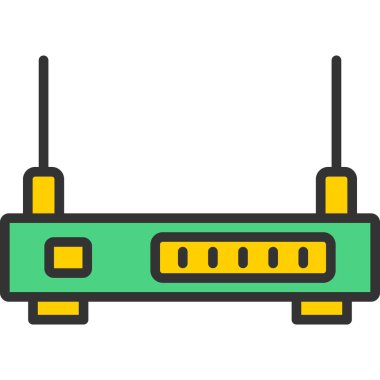 Kablo. Web simgesi basit illüstrasyon