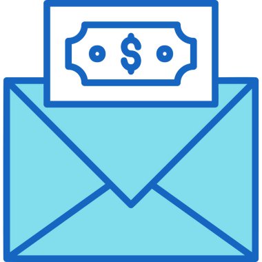 Para için. Web simgesi basit illüstrasyon