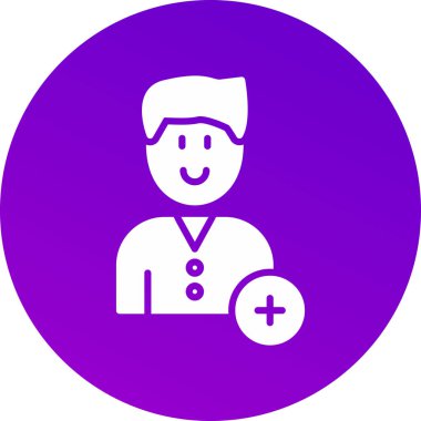 vektör doktor simgesi illüstrasyonu