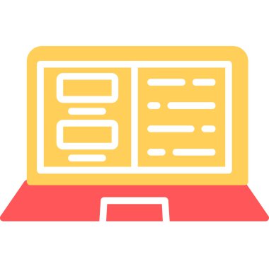 Bilgisayar ekranı vektör simgesi. bilgisayar ekranı simgesi. Bilgisayar aygıtı. Bilgisayar ekranı. Bilgisayar ekranı işareti. elektronik aygıt.