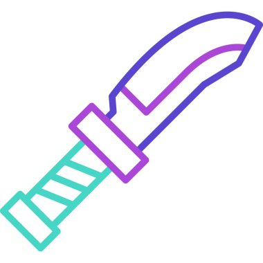 Bıçak. Web simgesi basit tasarım