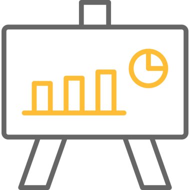 Çizelge. Web simgesi basit illüstrasyon