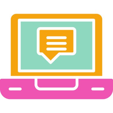 bilgisayar simgesi vektör illüstrasyonu