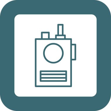 Modern gaz ikonunun vektör illüstrasyonu