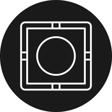 vektör illüstrasyonu, basit ve modern simge