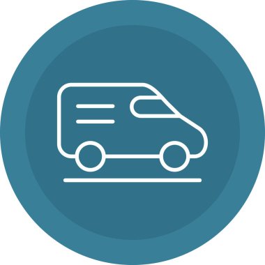 - Araba. Web simgesi basit illüstrasyon