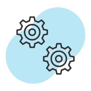 Modern vites simgesinin vektör illüstrasyonu