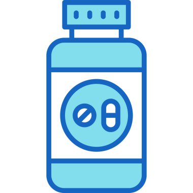 Şişe. Web simgesi basit illüstrasyon