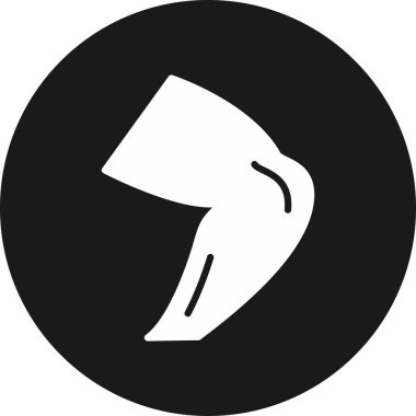 Eğilim biçimi izole edilmiş arkaplanda bayrak simgesi