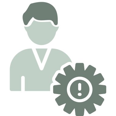 dişli simgesi vektör illüstrasyonu