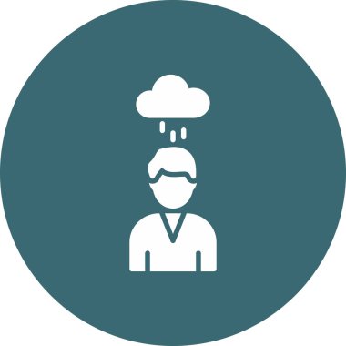 İş ve finans simgesinin vektör illüstrasyonu