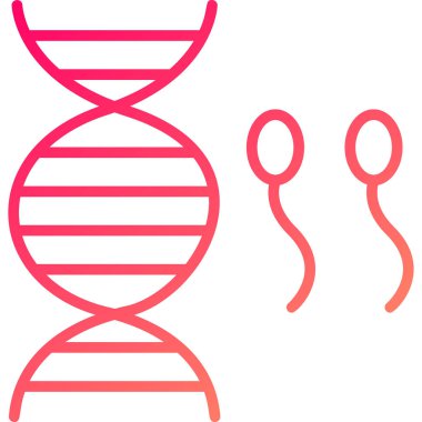 dna. Web simgesi basit illüstrasyon