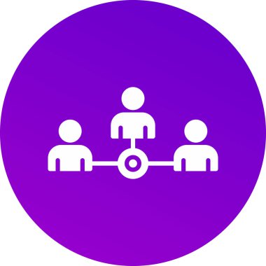 İnsanlar. Web simgesi vektör illüstrasyonu