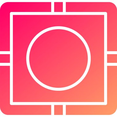 Kamera simgesi, vektör illüstrasyonu