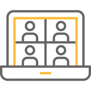 İş dünyası takım ikonu. özet çizimi