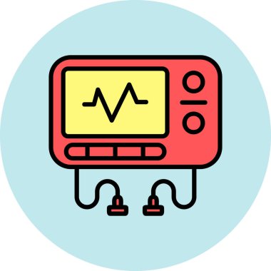 Kan basıncı. Web simgesi vektör illüstrasyonu