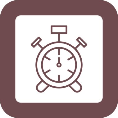 Zaman saatinin vektör illüstrasyonu