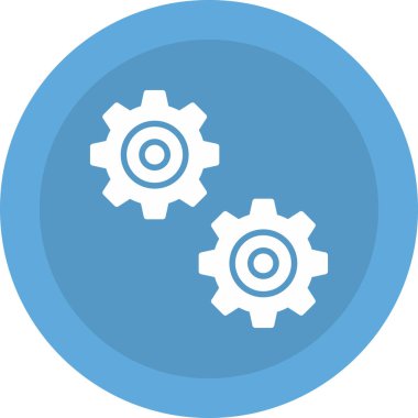 Teçhizat Web simgesi basit illüstrasyon