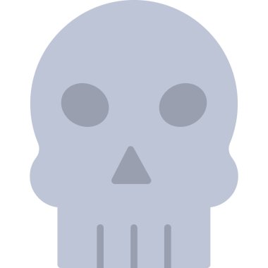 Kafatası. Web simgesi basit illüstrasyon