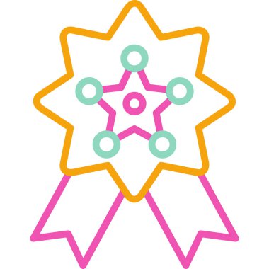 yıldız simgesi vektör illüstrasyonu