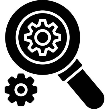 Arama simgesi vektörü. düz dizayn sembolü.