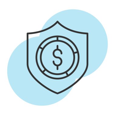 Dolar simgesi olan kalkan