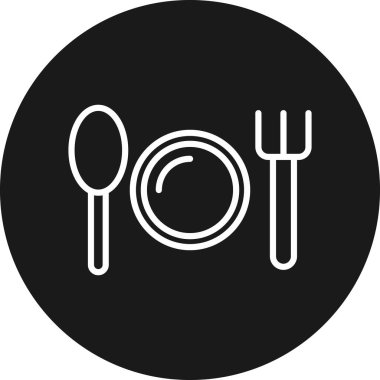 Gıda simgesinin vektör illüstrasyonu