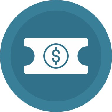 Projeniz için vektör dolar simgesi, proje