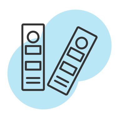 kitap vektör simgesi modern basit illüstrasyon