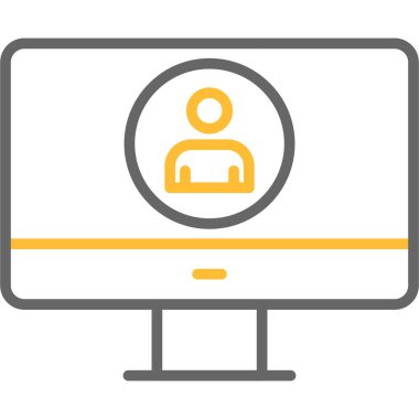 vektör dizüstü simgesi illüstrasyonu