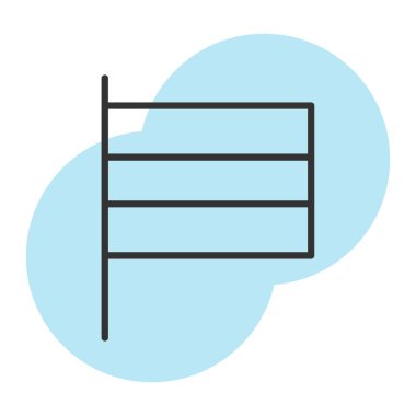 Modern b 'nin vektör illüstrasyonu eksik simgesi