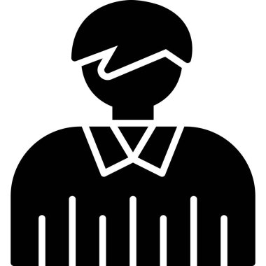 Avatar ikonu, vektör illüstrasyonu. avatar