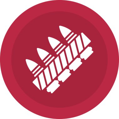 Güvenlik Duvarı simge vektör çizim