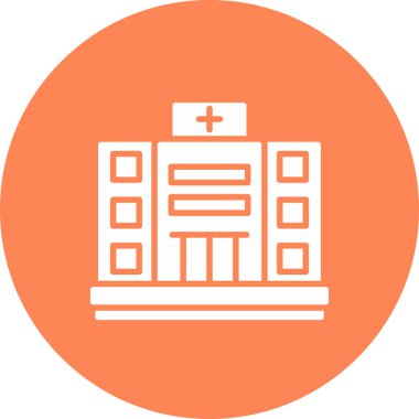 Hastane Simgesi Vektör İllüstrasyonu