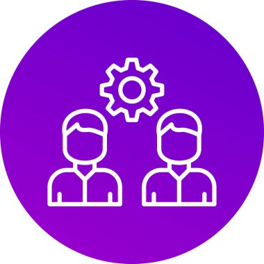 İnsan simgesinin vektör illüstrasyonu