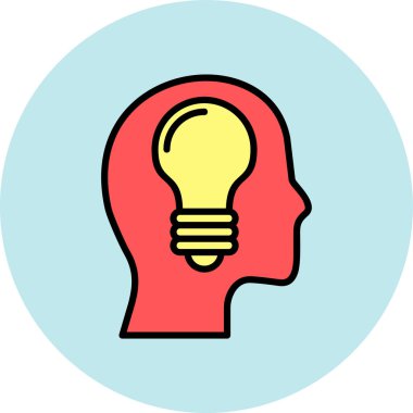 Ampul. Web simgesi vektör illüstrasyonu