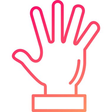 Tek bir simgenin vektör illüstrasyonu