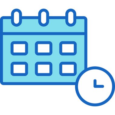 Takvim. Web simgesi basit illüstrasyon