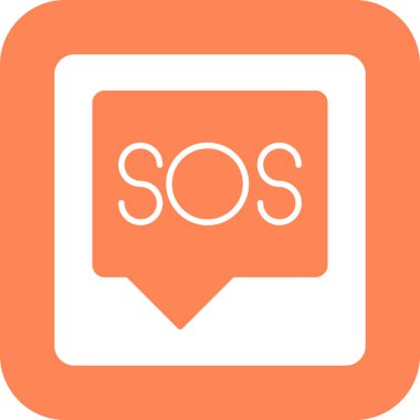 Modern bir simgenin vektör illüstrasyonu