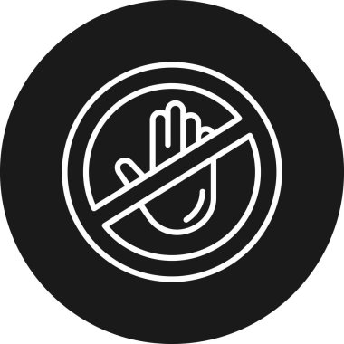 Vektör Kabartma Simgesi Tasarımı