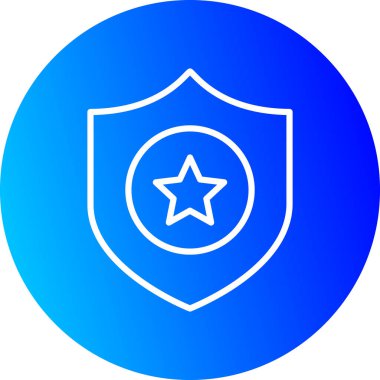 kalkan ikon vektör illüstrasyonu