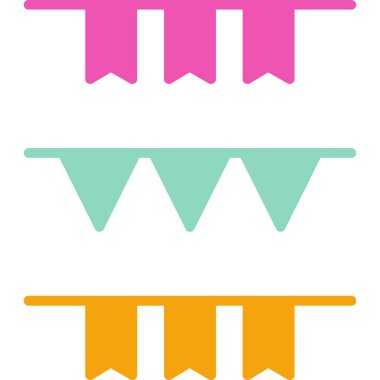 çelenk simgesi, vektör illüstrasyonu