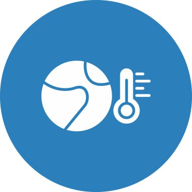 termometre simgesi vektör illüstrasyonu