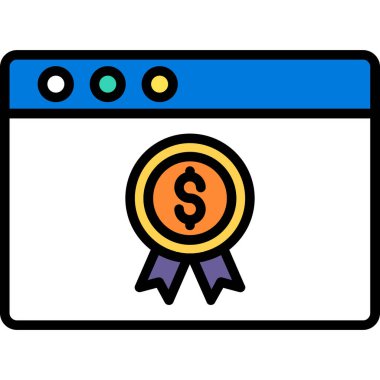 para simgesi vektör illüstrasyonu