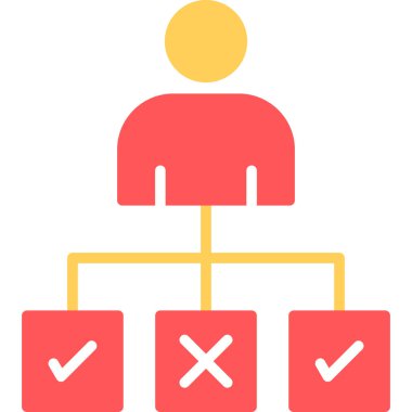 İnsan simgesinin vektör illüstrasyonu