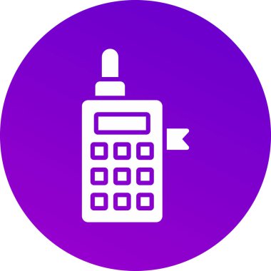 vektör atm simgesi illüstrasyonu