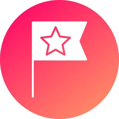 Yıldız simgesinin vektör illüstrasyonu