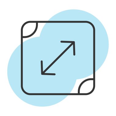 ok simgesi vektör illüstrasyonu