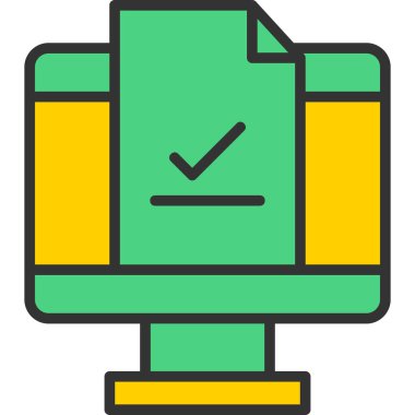 İşaret simgesini işaretle. vektör illüstrasyonu