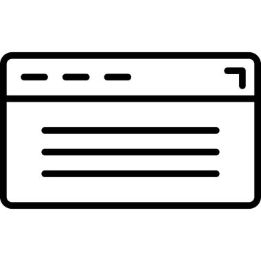 kart simge vektör çizim